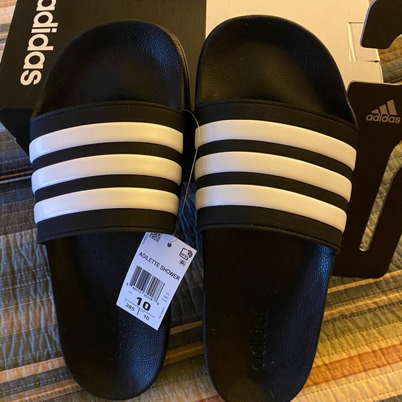men's adilette shower slide sandal